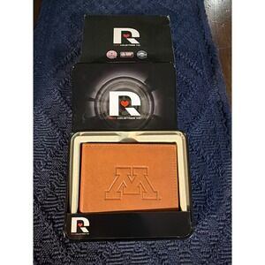 Rico Industries Minnesota Golden Gophers Mens Tan Leather Bifold Wallet in Tin